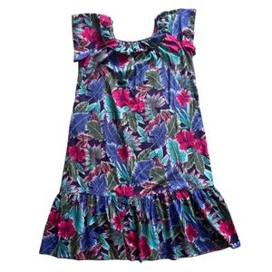 Hilo Hattie the Hawaiian original women's 3XL floral maxi dress made in Hawaii